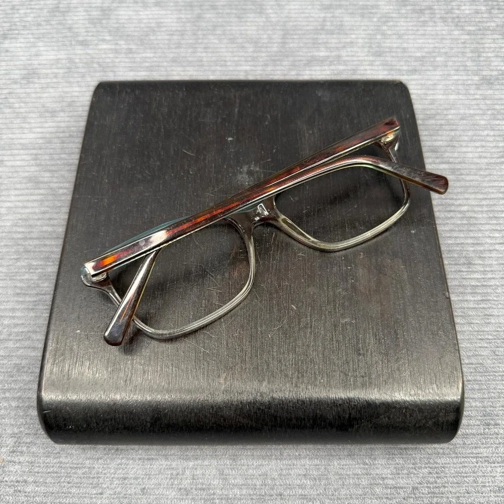 Jean Lafont Paris TATIANA 675 Teal Tortoise Cat Eye Eyeglass Frames Y2k 52-16
